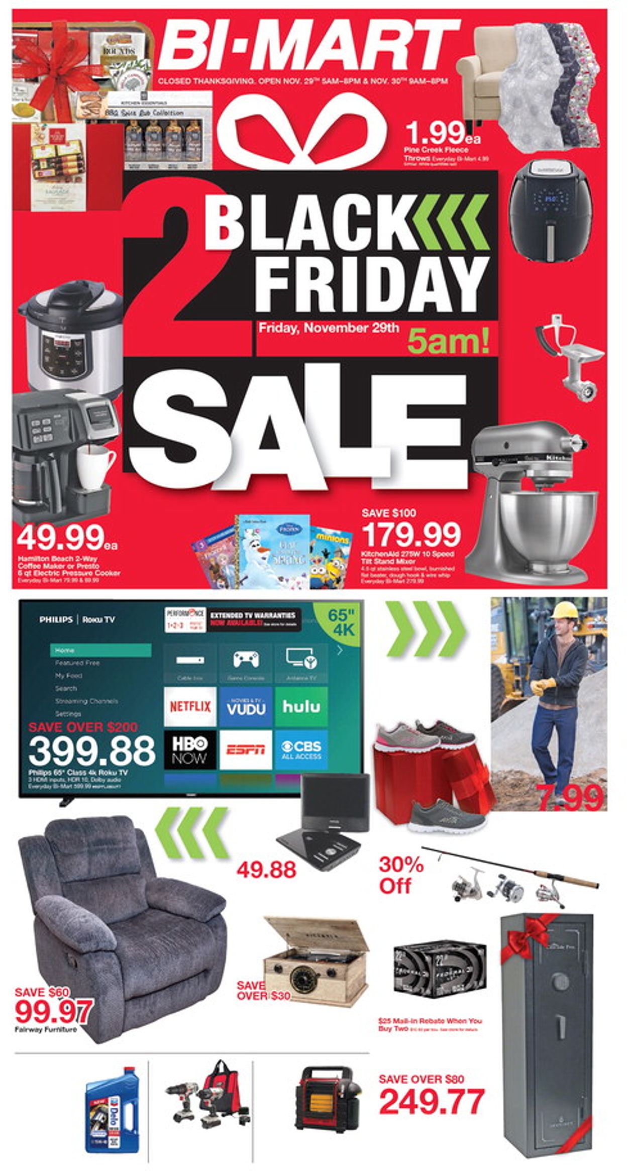 Bi-Mart - Black Friday Sale Ad 2019 Current weekly ad 11/28 - 11/30/2019 - www.bagssaleusa.com