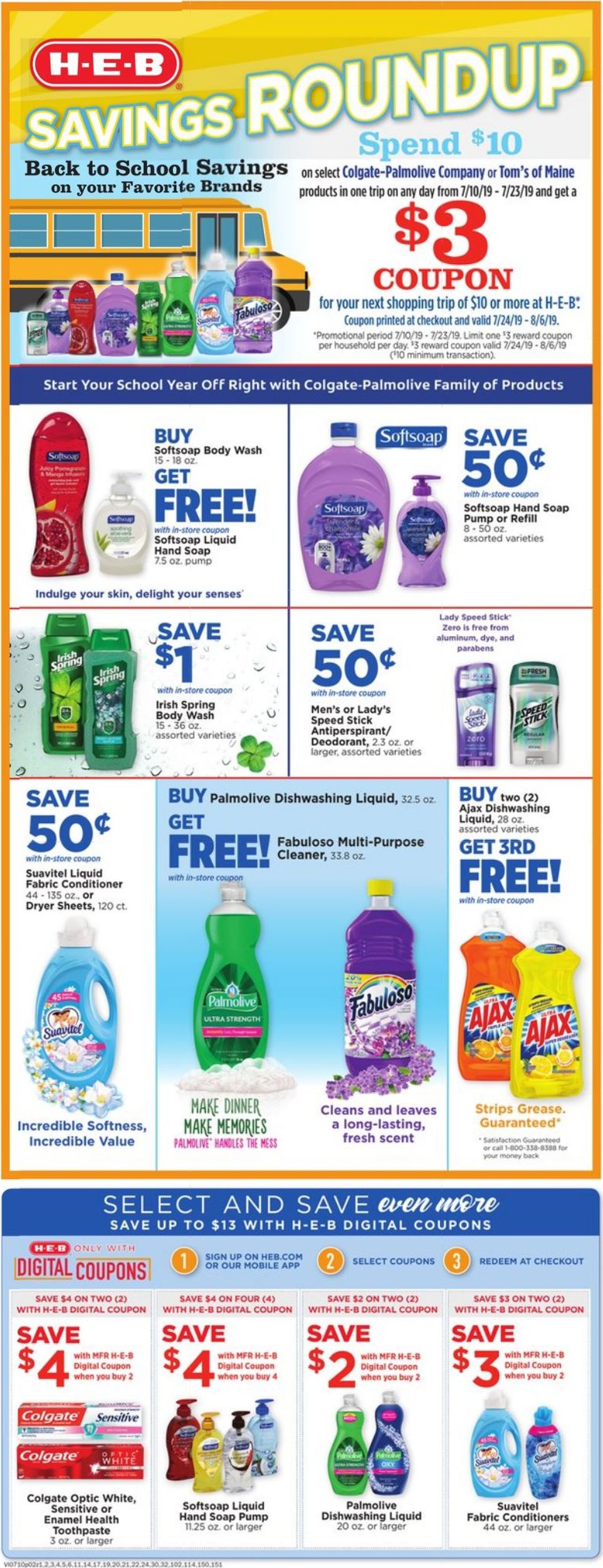 H-E-B Current weekly ad 07/10 - 07/16/2019 6 - frequent ...