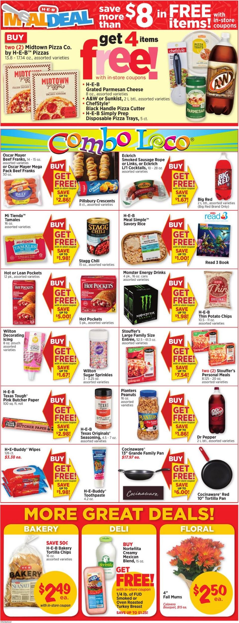 H-E-B Current weekly ad 10/23 - 10/29/2019 4 - frequent ...