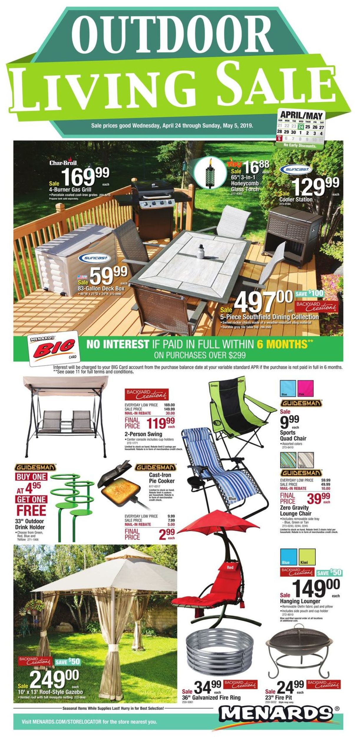Menards Current weekly ad 04/24 - 05/05/2019 - mediakits.theygsgroup.com