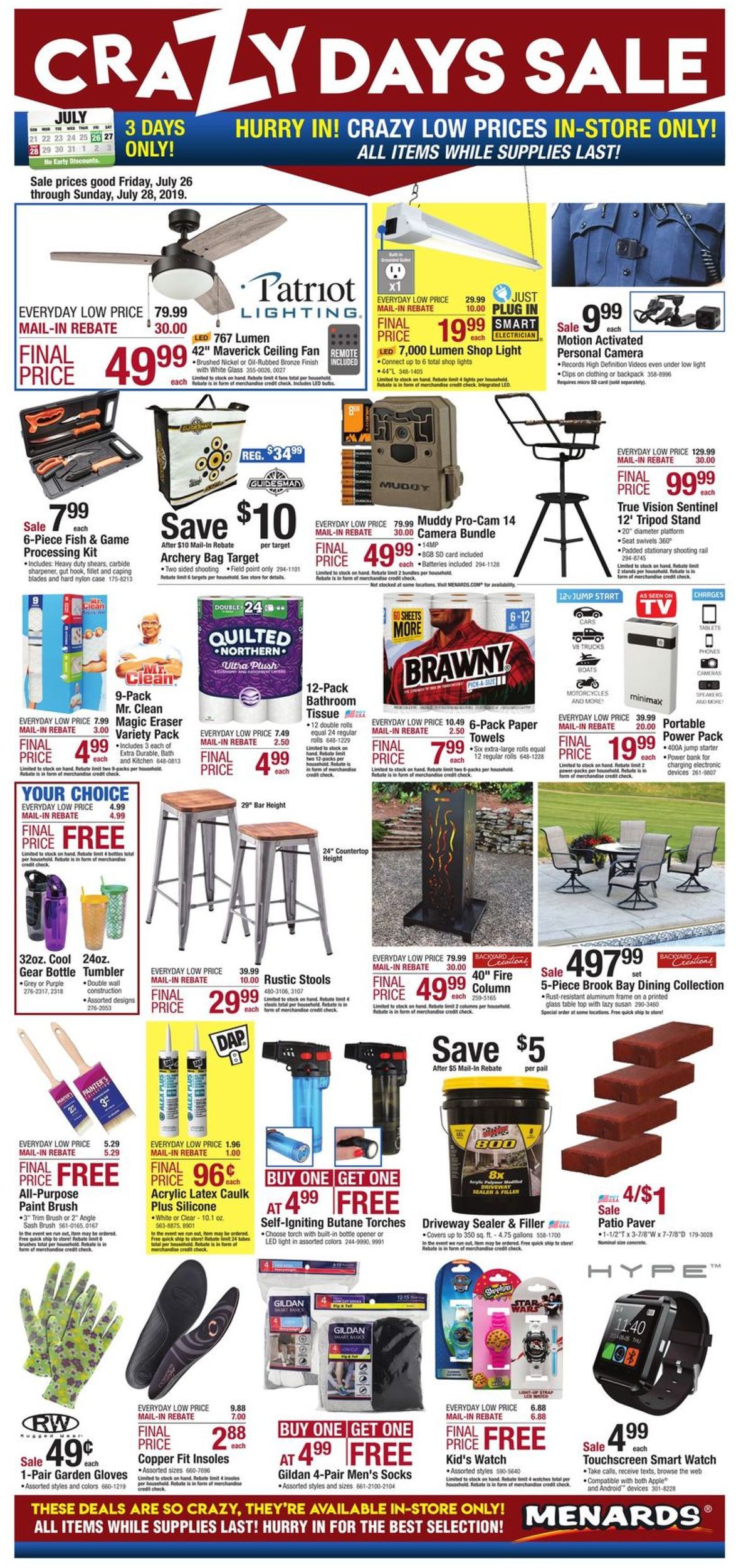 Menards Current weekly ad 07/26 - 07/28/2019 - 0