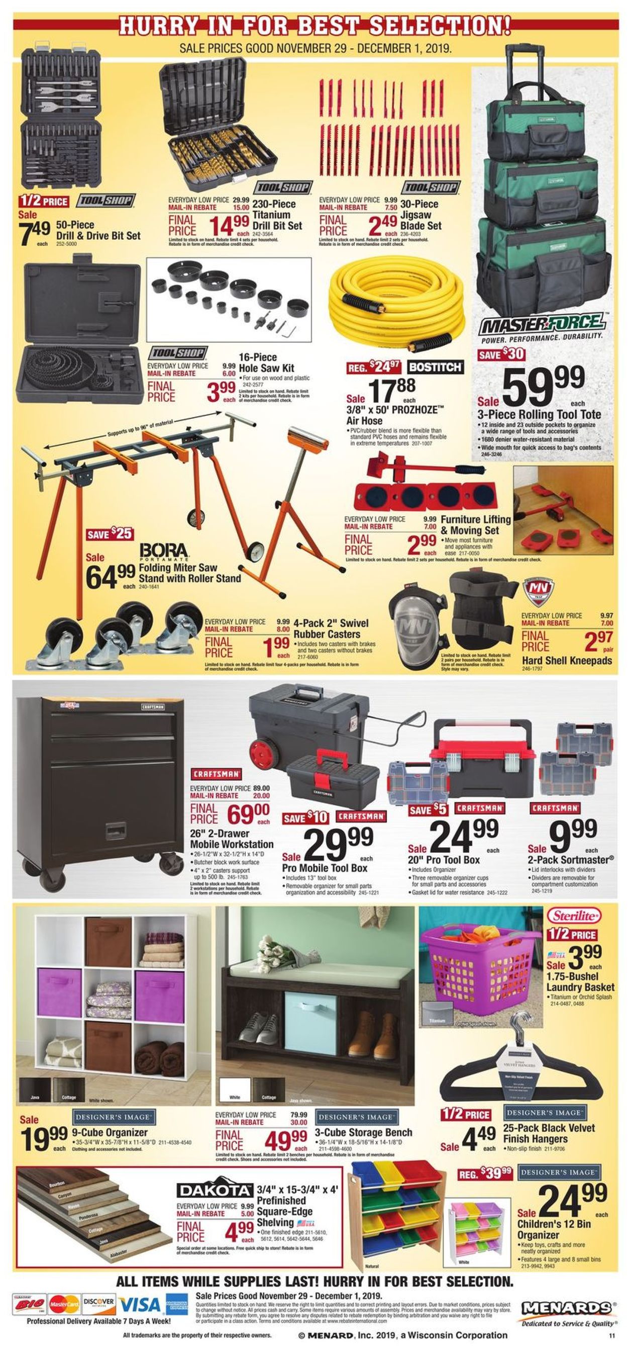 Menards - Black Friday Sale 2019 Current weekly ad 11/29 - 12/01/2019 [10] - www.bagssaleusa.com/product-category/classic-bags/