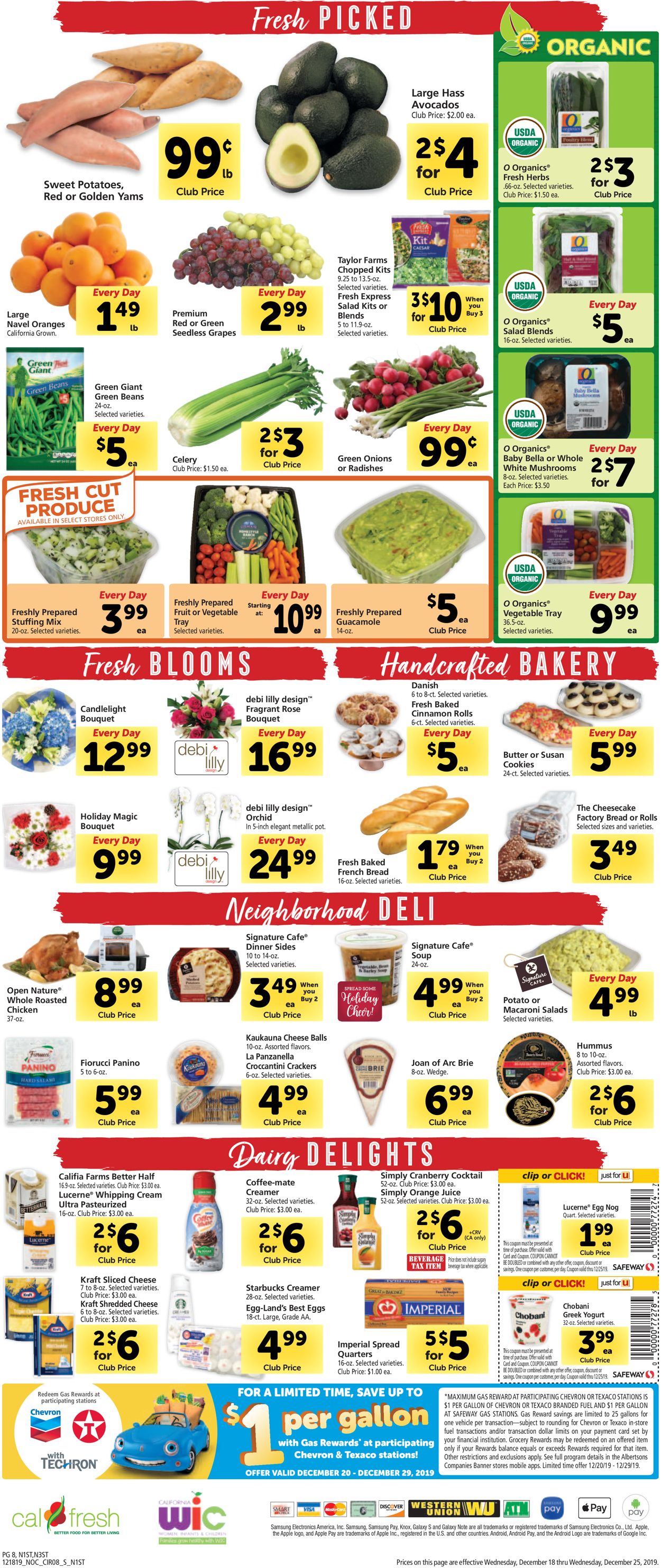 Safeway - Holiday Ad 2019 Current weekly ad 12/18 - 12/25/2019 [8 ...