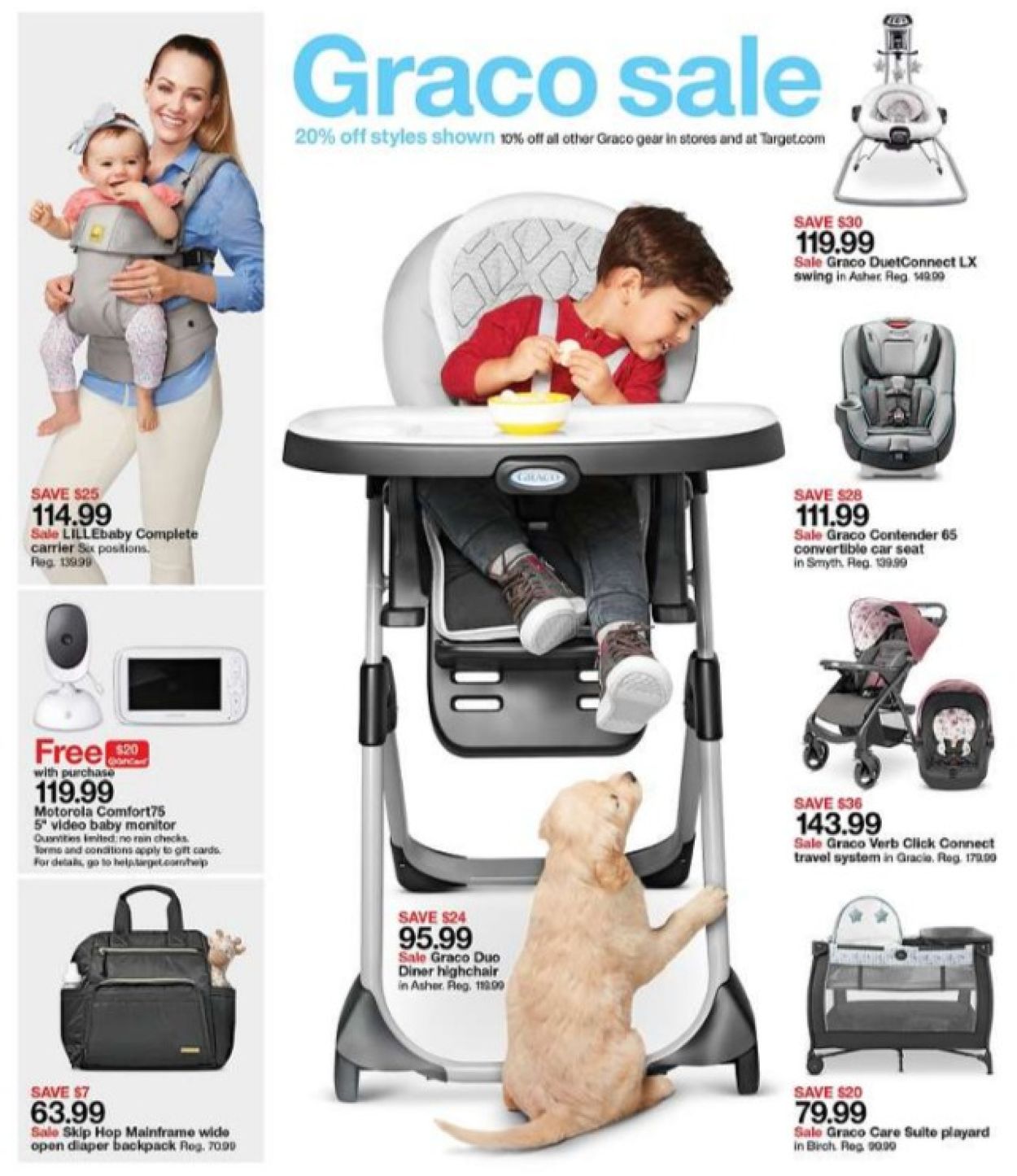 target baby gear sale