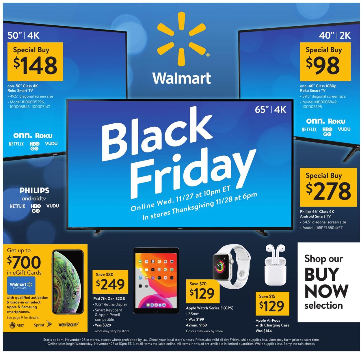 Walmart - Black Friday Ad 2019 Current weekly ad 11/28 - 11/29/2019 - 0